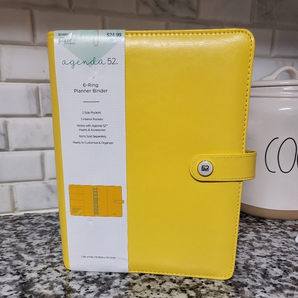 Office Agenda 52 6ring Planner Binder Poshmark